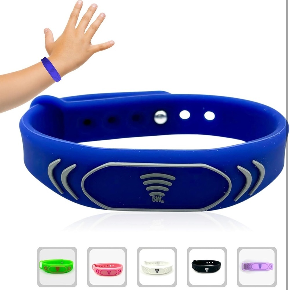 Kid Adjustable Safety Wristband with NFC